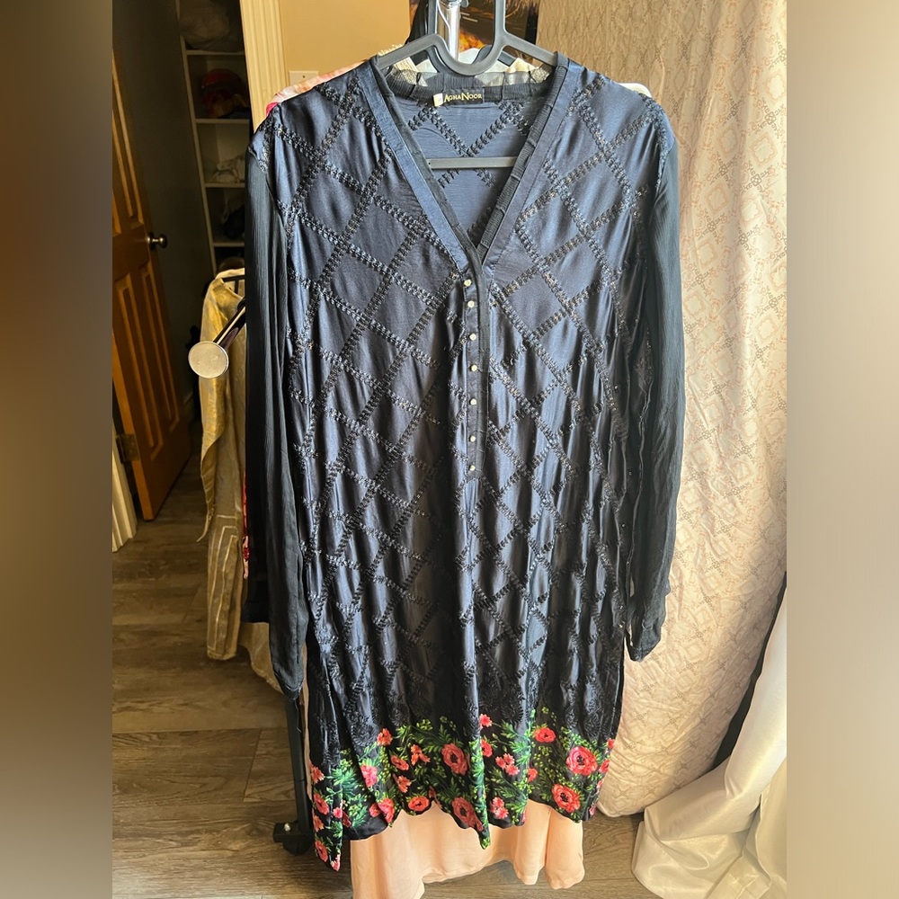 Black dressy kurta
